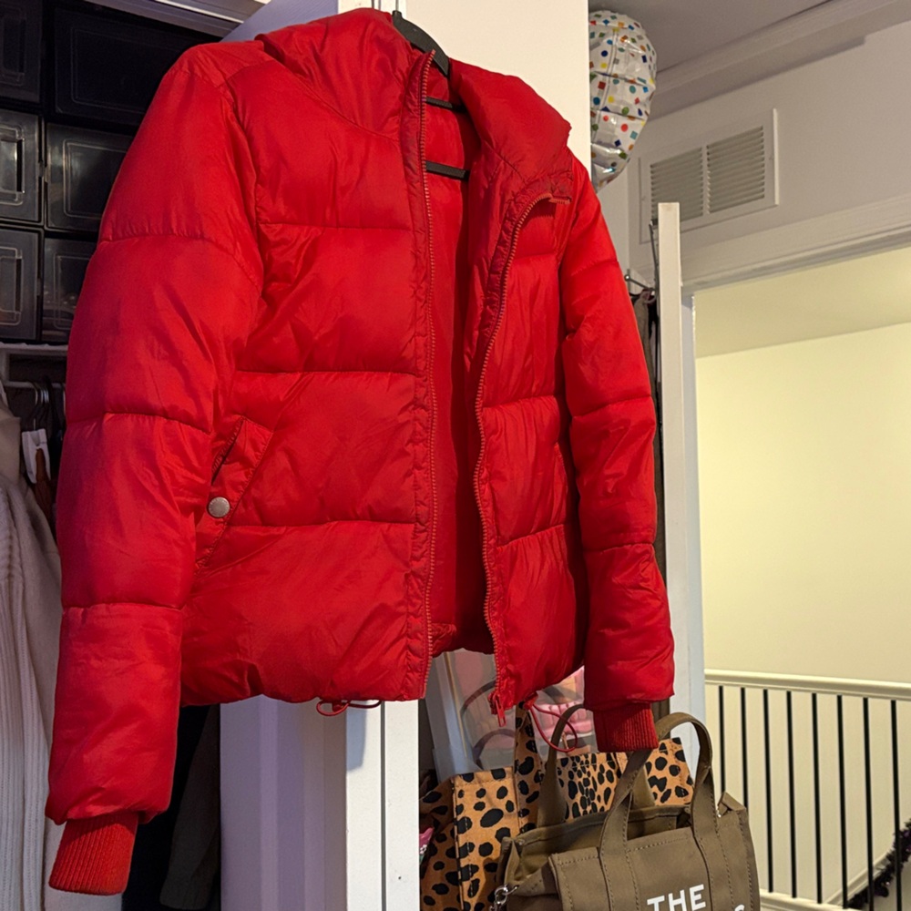 Red Puffer Jacket